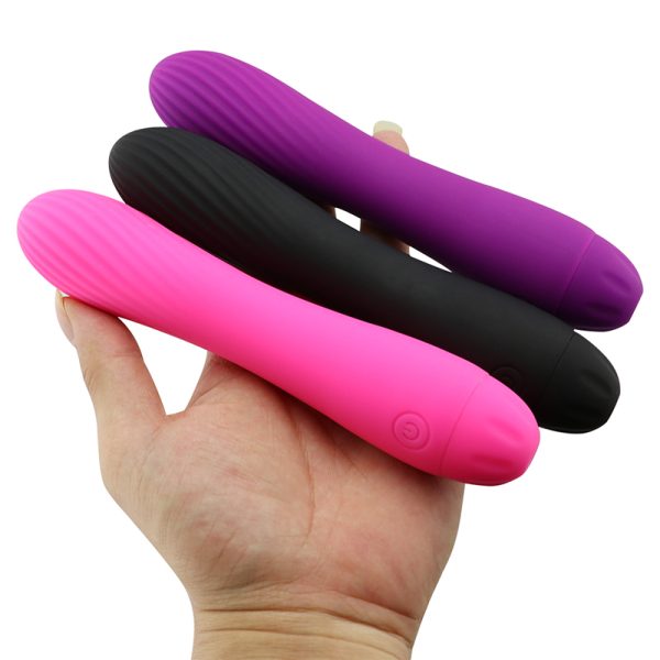 USB charging 10-frequency silicone AV vibration stick, a female flirting and masturbation device - Image 3