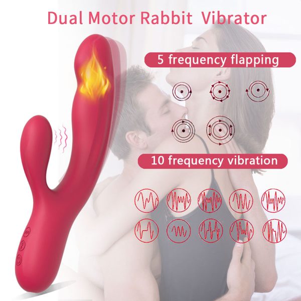Female strong vibration AV vibration stick patting intelligent heating massage G-spot masturbation device - Image 4