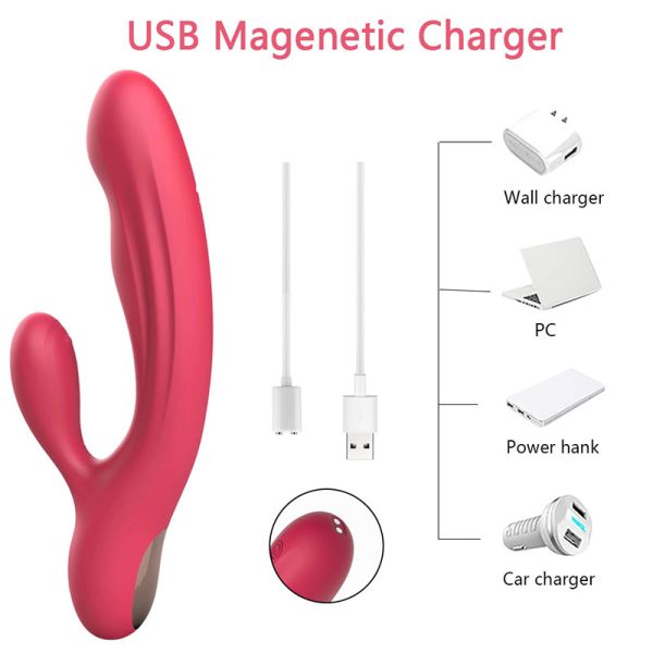 Female strong vibration AV vibration stick patting intelligent heating massage G-spot masturbation device - Image 5