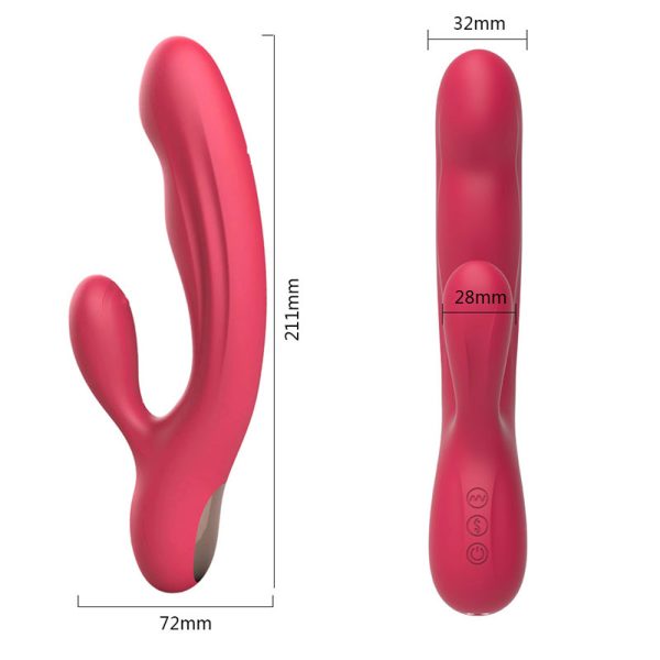 Female strong vibration AV vibration stick patting intelligent heating massage G-spot masturbation device - Image 2