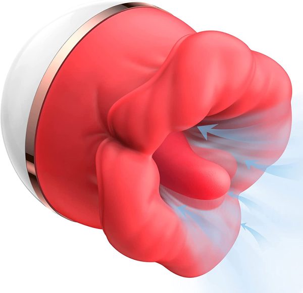 Tongue sucking vibrator electric female masturbator