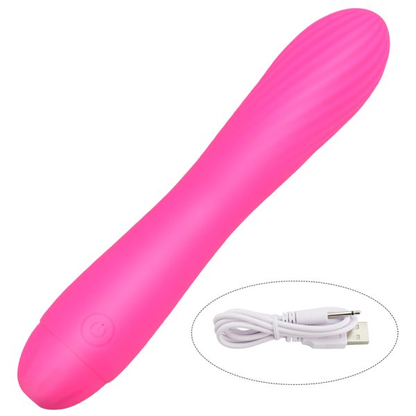 USB charging 10-frequency silicone AV vibration stick, a female flirting and masturbation device - Image 4