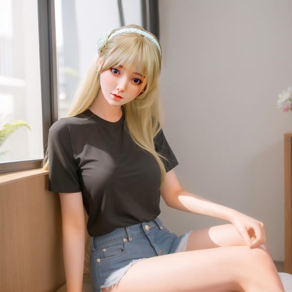 TPE SEXY DOLL, high-end quality, imported material, hair transplant style, full-body solid doll, folded cute and quiet - Image 3