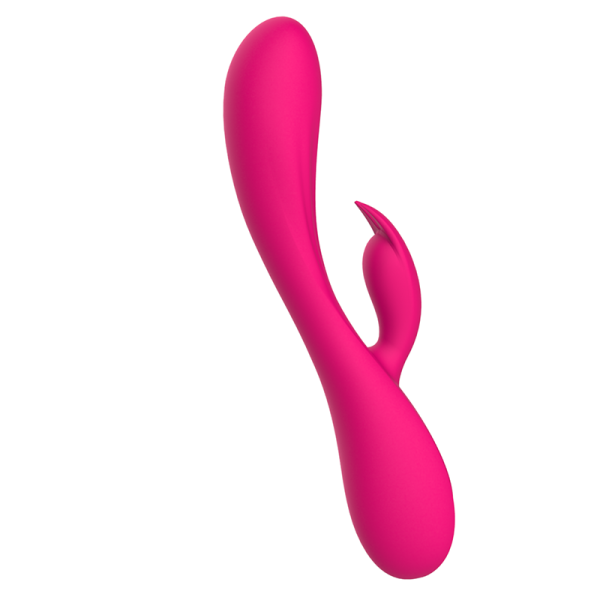 Variable frequency charging double shock G-spot vibrator Rabbit AV Massage stick
