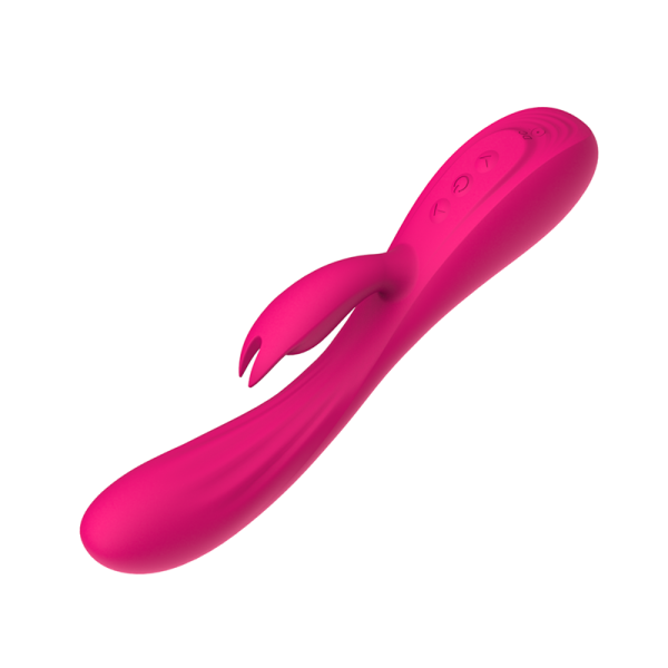 Variable frequency charging double shock G-spot vibrator Rabbit AV Massage stick - Image 3